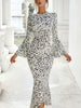 Leopard Print Bell Sleeve