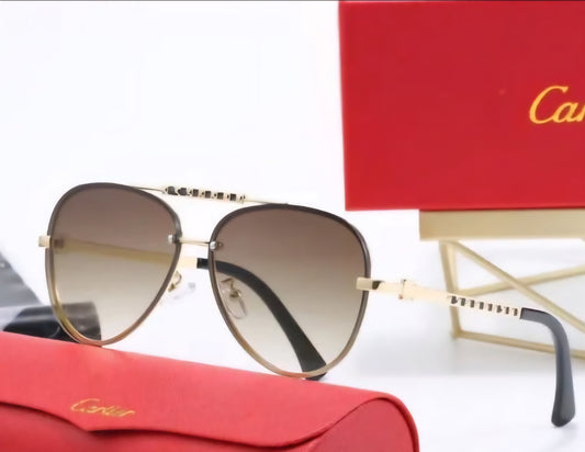 Street Simplicity Letter Patchwork Sunglasses(Without Box)