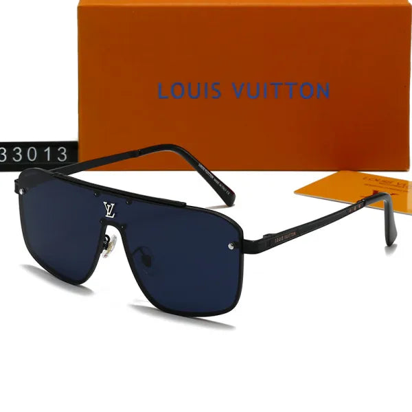 Black Gray Casual Letters Sunglasses