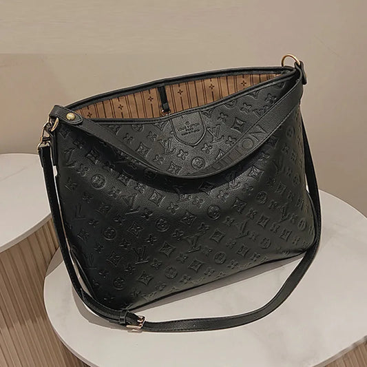 Black Street Letters Patchwork Bags