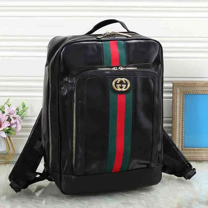 Black Street Letters Patchwork Zipper Bags