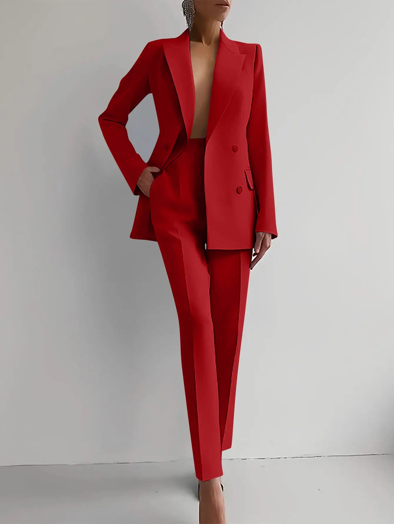 Latest Design Suits for Women Slim Blazer and Pants