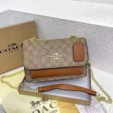 Brown Casual Simplicity Letter Chains Bags