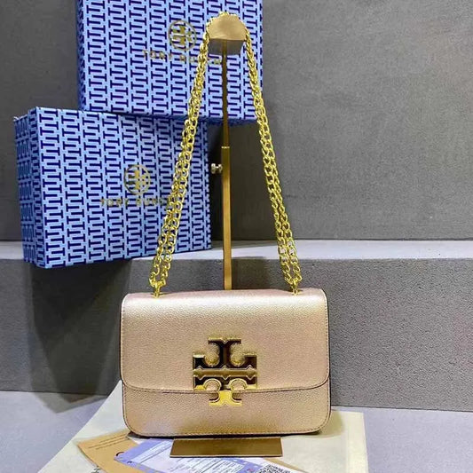 Gold Simplicity Letter Chains Bags