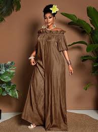 Summer Casual Loose Ruffled Off-Shoulder Jumpsuit