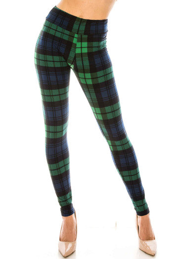 BUTTERY SOFT GREEN PLAID