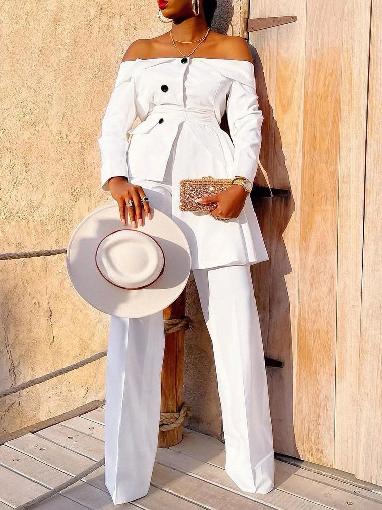 Business Work European Style Fashion Two Pieces Outfits