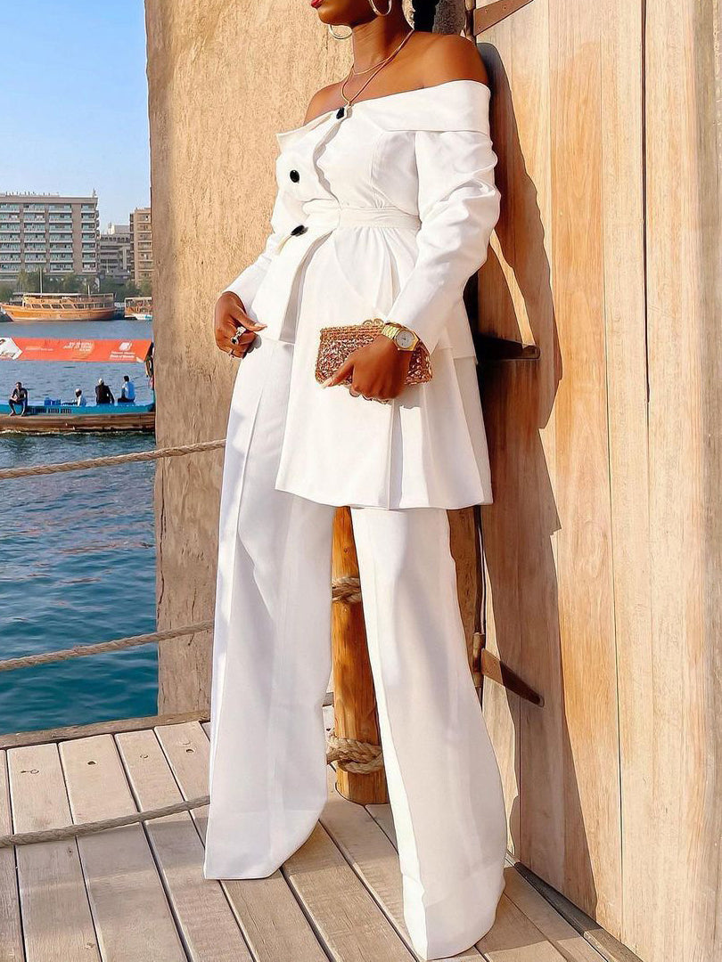 Business Work European Style Fashion Two Pieces Outfits