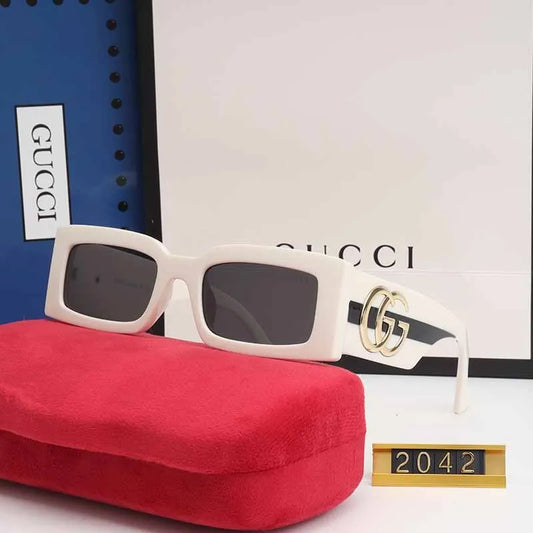 Casual Simplicity Letter Patchwork Sunglasses