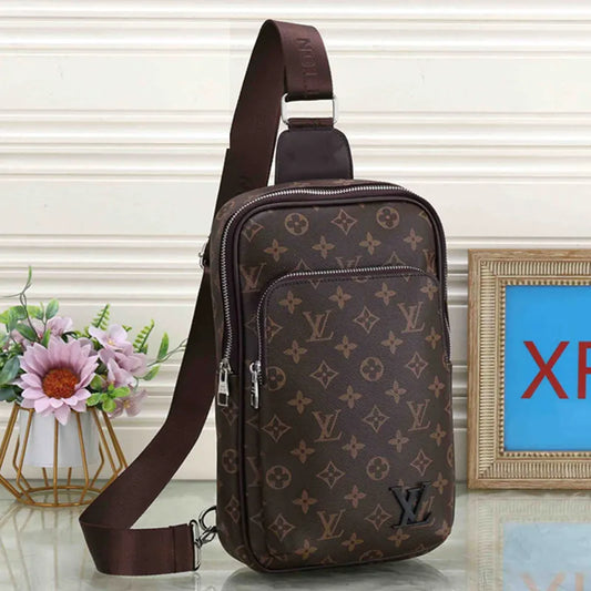 Brown Street Letters Patchwork Zipper Bags