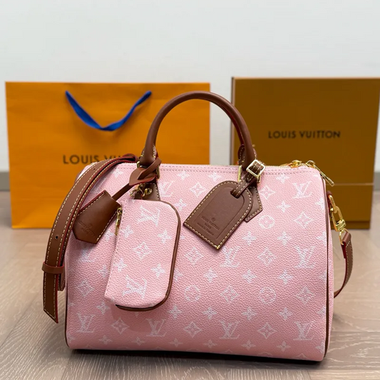 Pink Daily Letters Contrast Bags