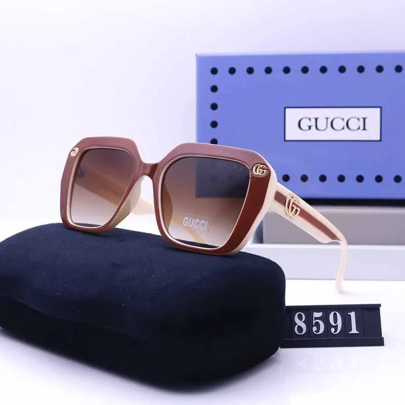 Casual Street Letter Patchwork Sunglasses