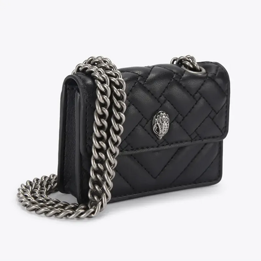 Black Daily Solid Color Sequins Bags