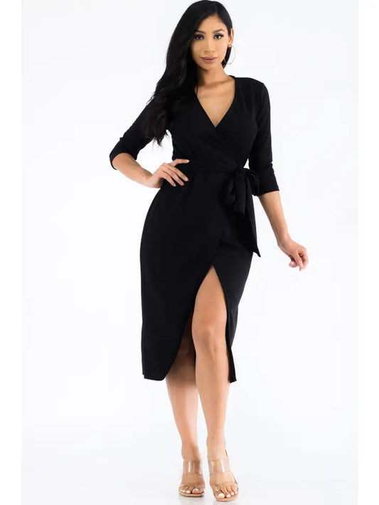 Midi Wrap Dress