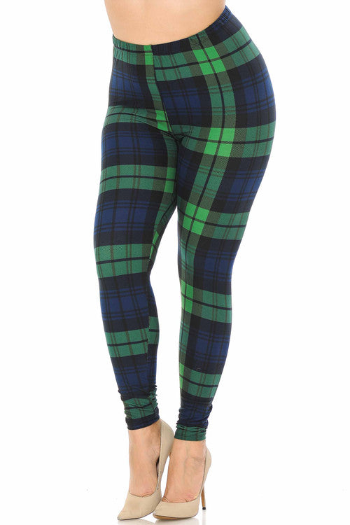 BUTTERY SOFT GREEN PLAID