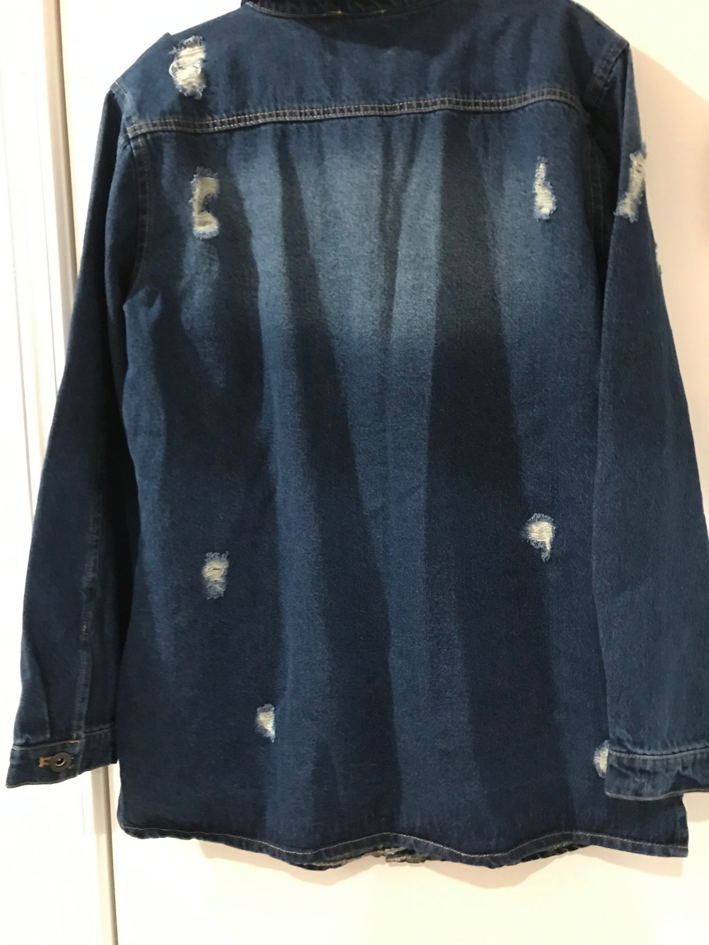 Destroyed Oversize Denim Jacket